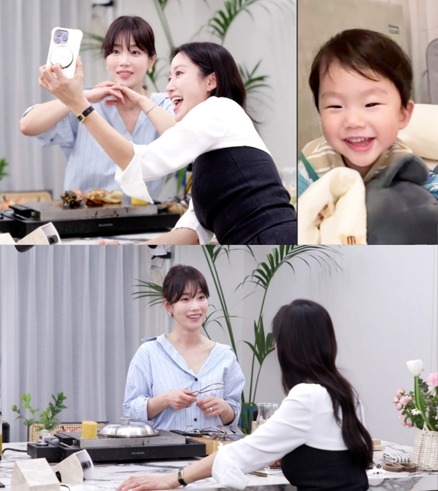 '치과의사♥' 전혜빈, 31개월 子 방송 최초 공개…기은세도 반한 귀염둥이