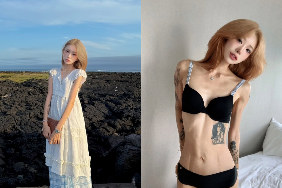 최준희, 속옷만 입고 몸매 자랑하더니…확 달라진 분위기에 