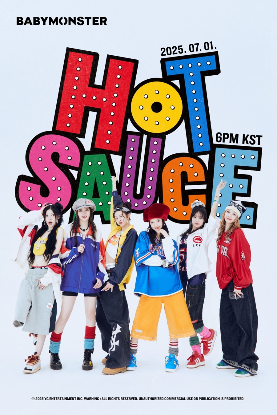 베이비몬스터, 8개월 만에 돌아온다…7월 1일 'HOT SAUCE' 발매