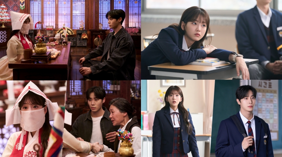 '견우와 선녀' 조이현X추영우, 법당에서 첫 만남…돌발 행동에 동공 지진