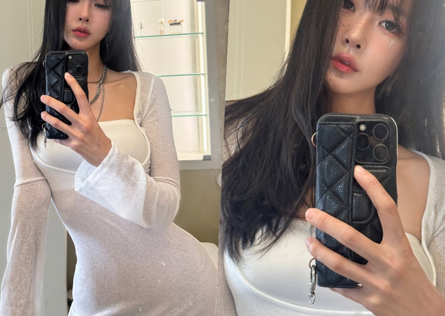 달수빈, 시스루에 브라톱은 보이는데 팬티라인이 안 보여…묘하게 더해진 섹시美