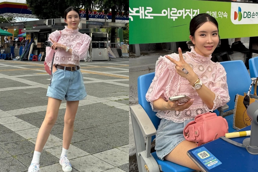 '미녀골퍼' 안신애, 뷰티 사업가 되더니 더 어려진 듯…캠퍼스 여신 느낌 일상