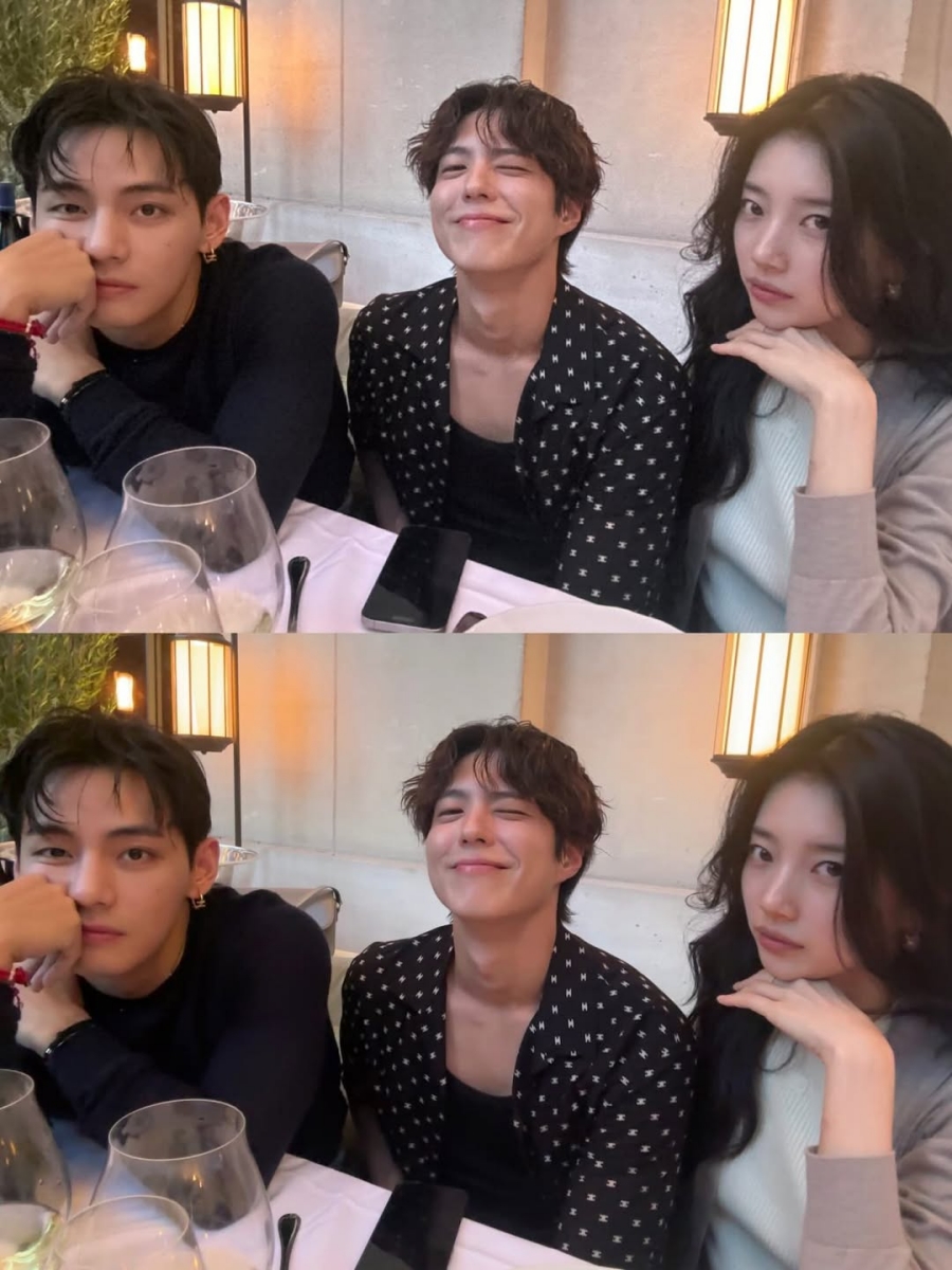 뷔X수지X박보검 조합이라니…서사 한 편 뚝딱 '이 분위기 뭐야뭐야'