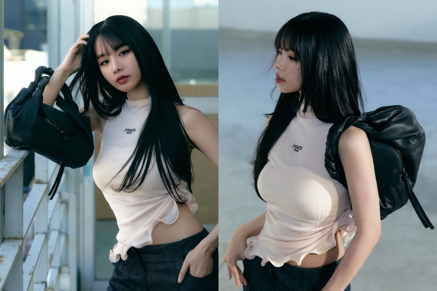 키오프 나띠, 5세대 걸그룹 원톱 글래머…페미닌룩에도 돋보이는 볼륨감