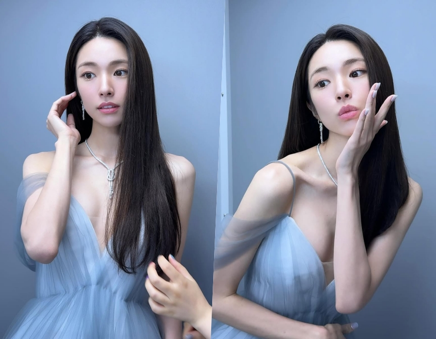 하영, 명치까지 파인 드레스라니…'중증' 간호사의 반전 섹시미