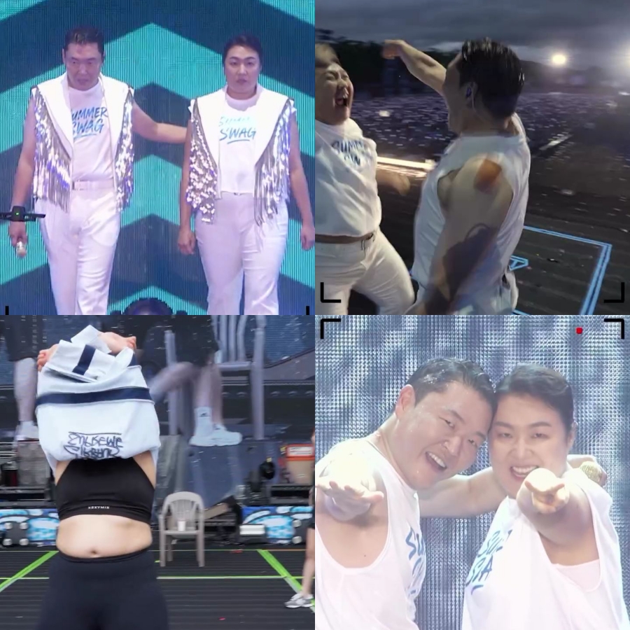 누가누구야? 싸이X이수지 흠뻑쇼, 대혼란 러브버그 무대…다 계획이 있구나