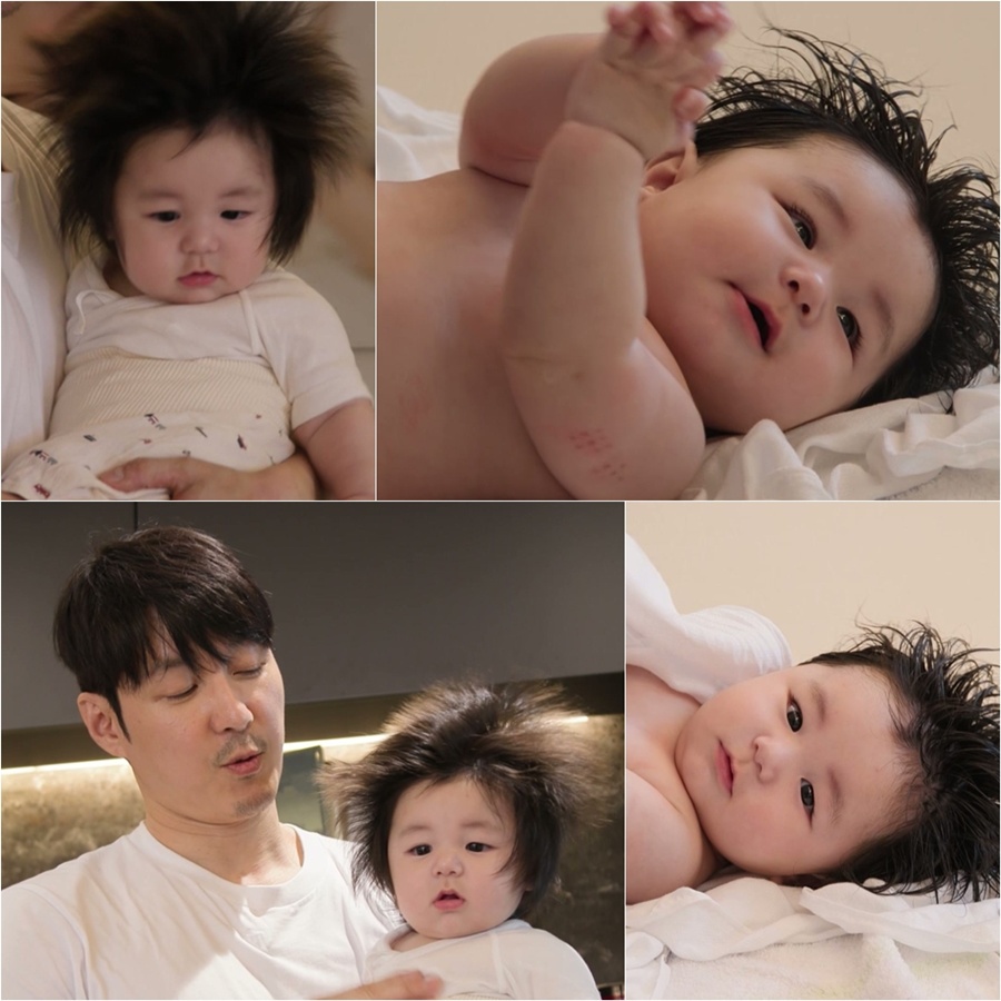 심형탁, 164일 된 子 하루 위한 '힐링 살롱' 오픈…혼자 목욕시키기 클리어