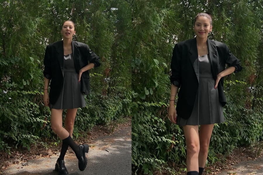 '이규혁♥' 손담비, 출산 100일 지난 엄마 맞아? 초슬렌더 몸매로 완벽 복귀