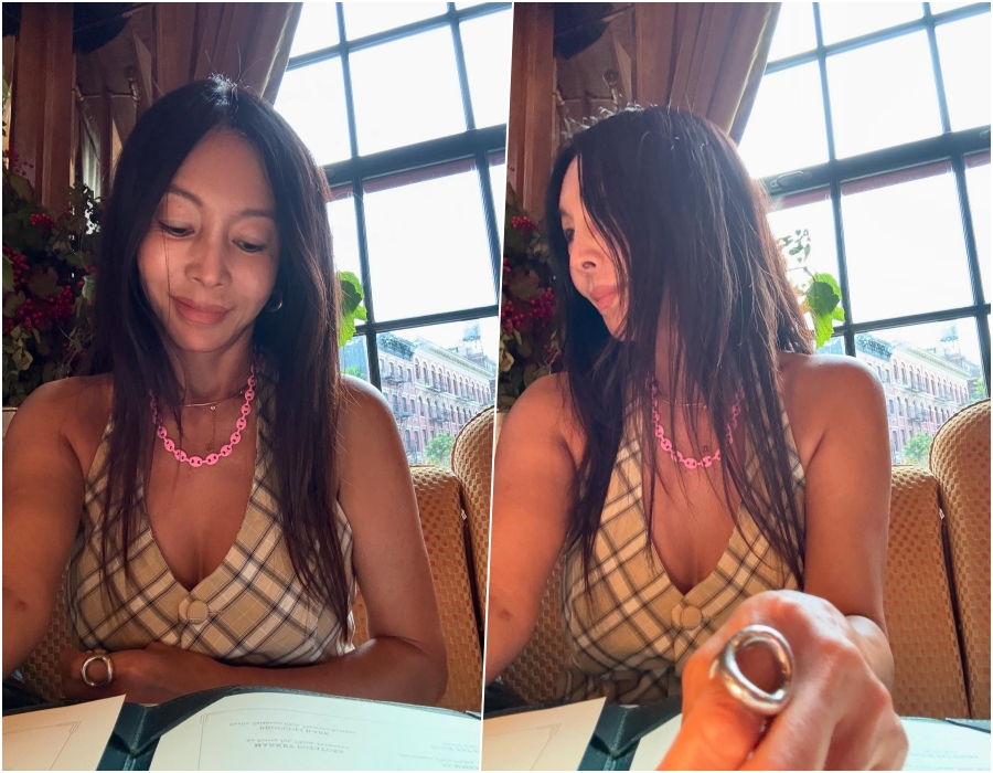 황신혜, 식당은 실패했어도 의상은 완벽…깊게 파인 베스트에 볼륨감 자랑