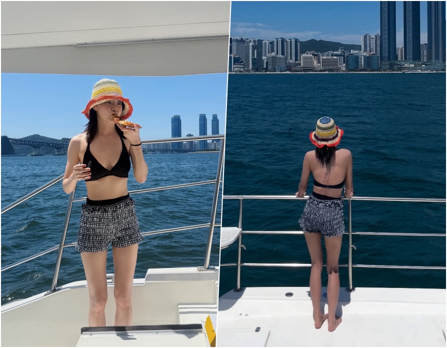 강승현, 역시 모델 출신은 다르네…막 찍어도 화보가 되는 비키니 자태