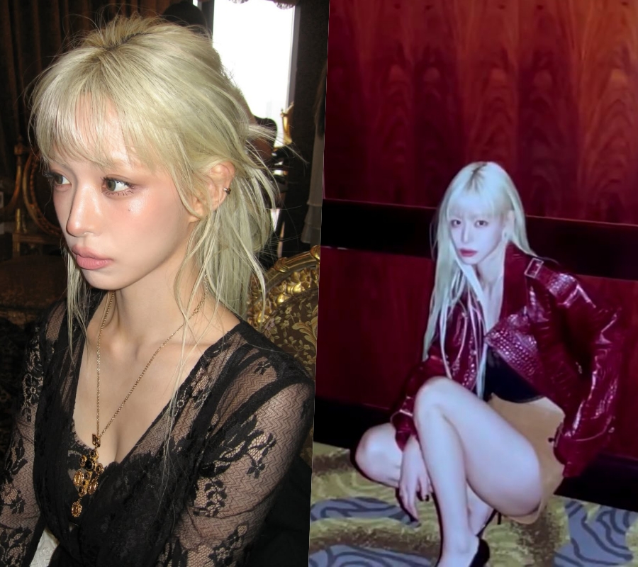 이채영, 하의 안 입은 줄 '깜짝'…고혹·대담 오가는 과감함