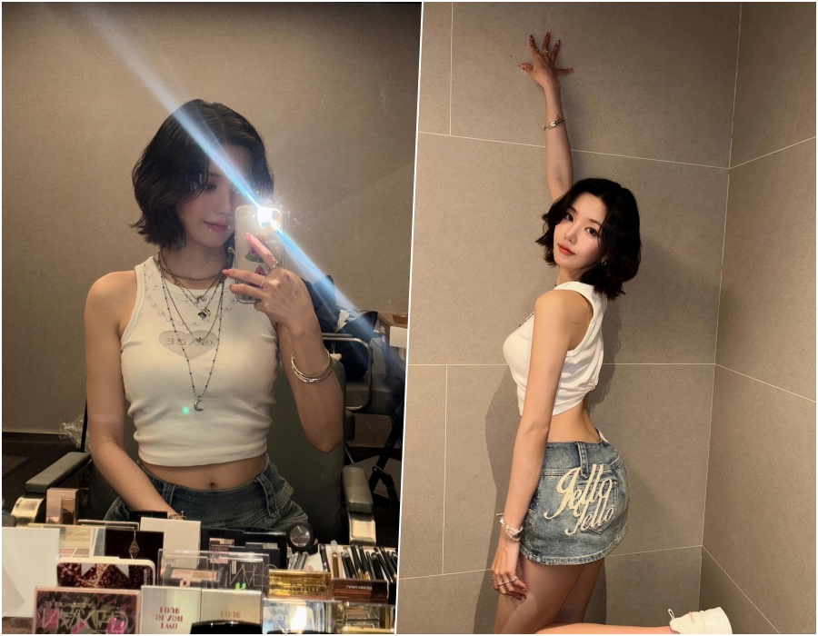 '건강 회복' 권은비, 살 빠진 듯한 모습에도 여전한 볼륨감…역시 '워터밤 여신'