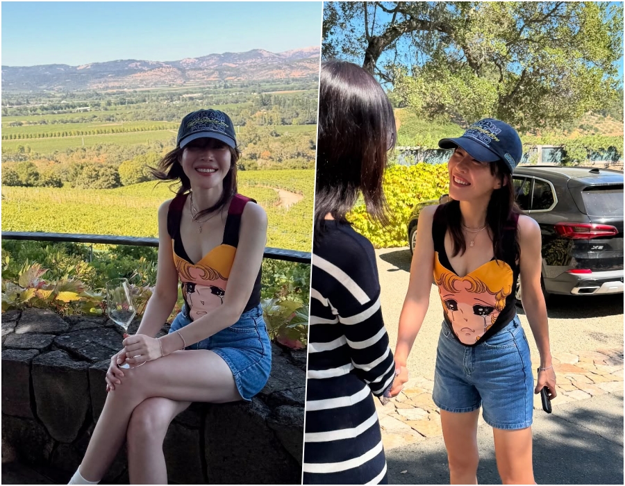 너무 과감해진 광숙 씨…엄지원, 깊은 넥라인에 드러난 선명한 가슴골