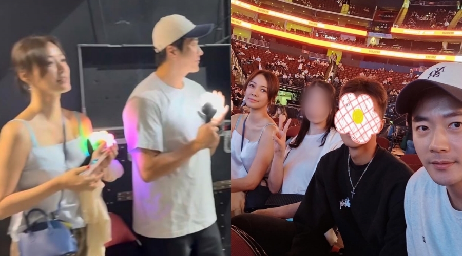 손태영, ♥권상우와 지드래곤 美 공연서 흥 폭발…