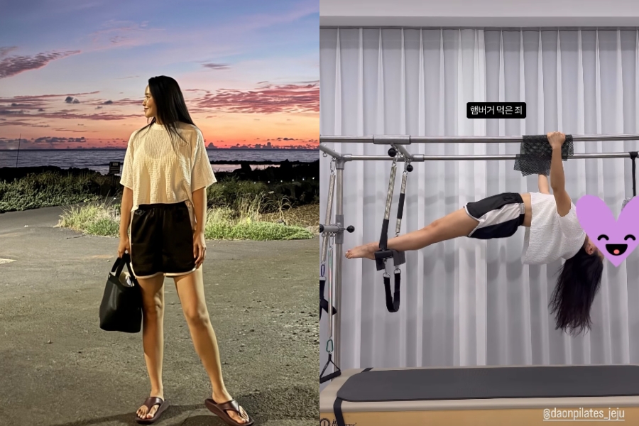 '싱글맘' 박지윤, 독하게 몸매 관리하는 일상…