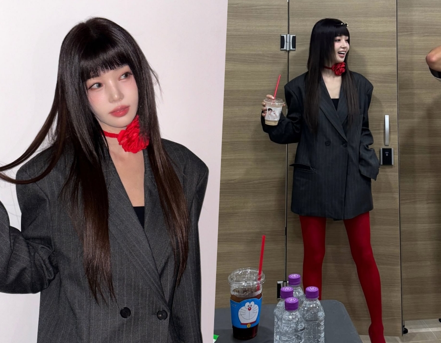 남규리, 풀샷으로 보니 너무 과감해…새빨간 스타킹에 인형 미모