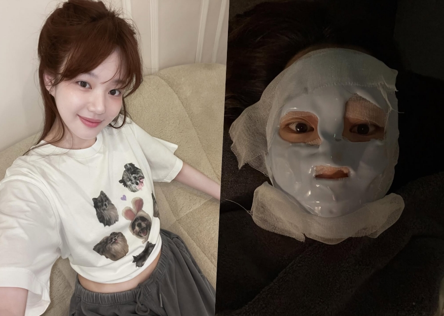 '견미리 딸' 이유비, 최강 동안 비결? 입까지 가려버린 