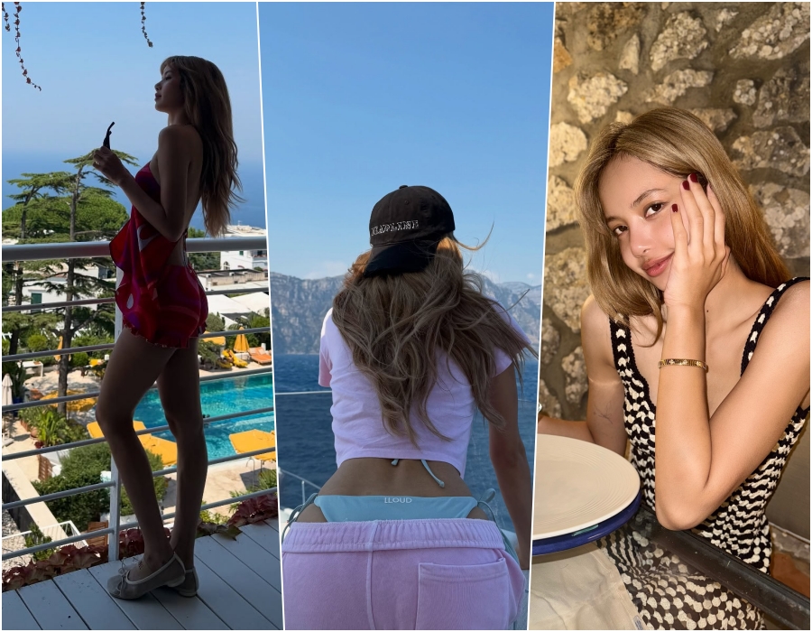 블랙핑크 리사, ♥남친과 데이트 중인가…과감한 휴양지 패션 공개