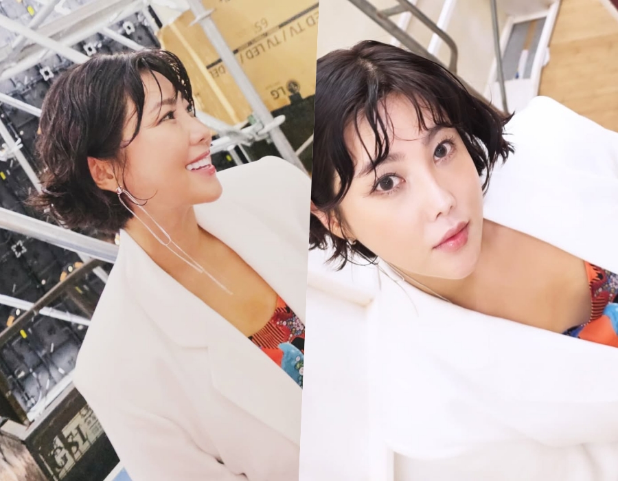 솔비, 18kg 감량 후 과감한 넥라인…아티스트 아우라