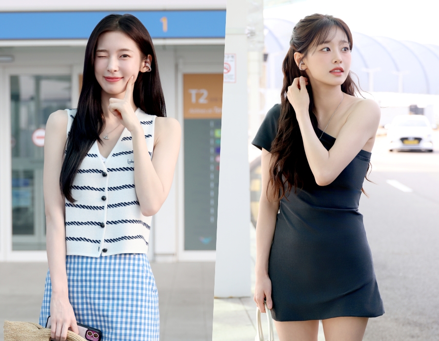 오마이걸 아린·츄, 보기만 해도 청량해…스타일리시한 공항패션 포착 [포토]