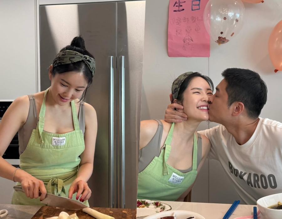 장영란, 앞치마에 이렇게 가득한 섹시 美…'♥한창'과 이혼위기 극복 후 달달 생파