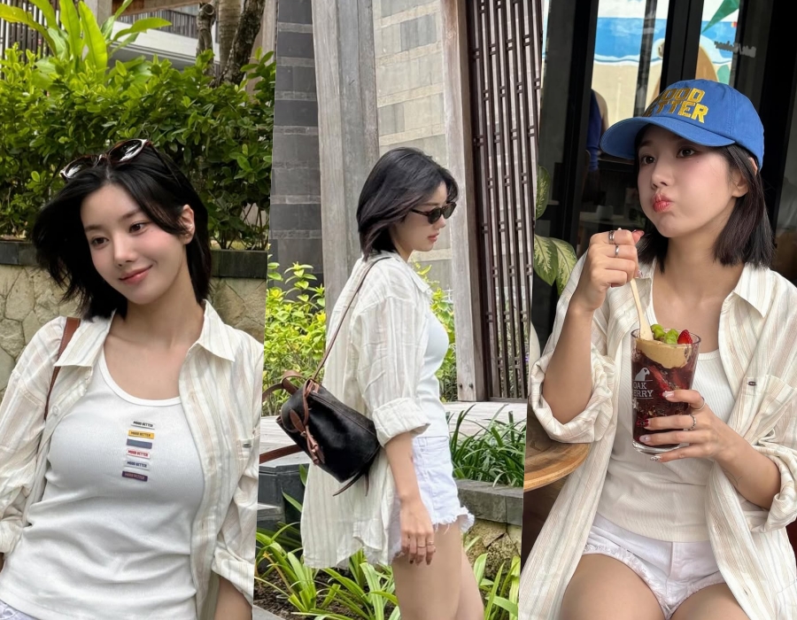 권은비, 딱 붙는 의상에 감출 수 없는 글래머 자태…'역시 워터밤 여신' 감탄만