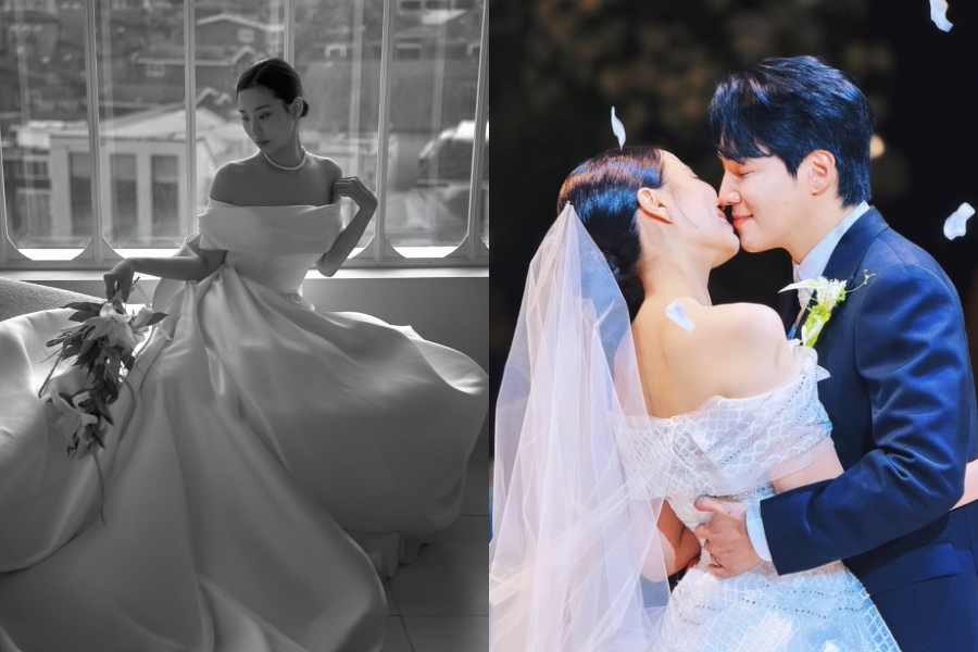 '최현석 딸' 최연수, 12살 연상 ♥김태현과 결혼식 공개…달달한 입맞춤