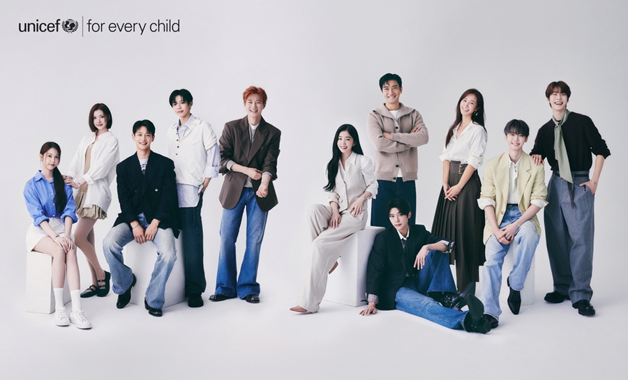 유리·민호→NCT 도영·재민·시온…SM 아티스트 11人, 유니세프 캠페인 전개 [화보]