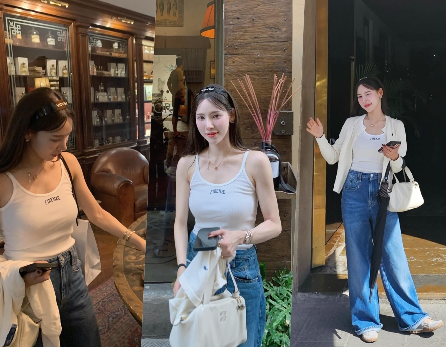 '남희두♥' 이나연, 볼륨감 이 정도였어? 딱 붙는 민소매 입고 