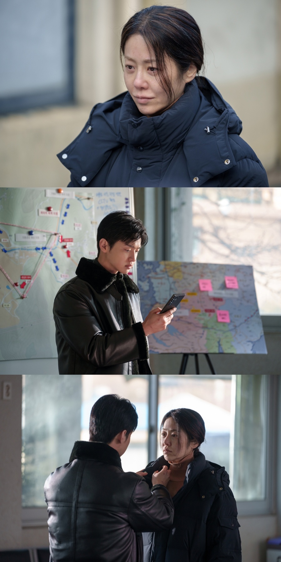 고현정 옷매무새 만지는 장동윤? 사뭇 다른 분위기에 불안감 고조 (사마귀)