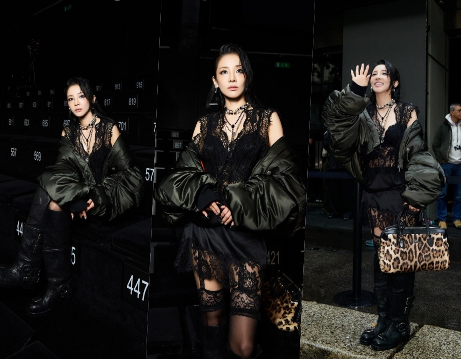 산다라박, 란제리 룩에 깜짝…과감한 노출에 돋보이는 초슬렌더 몸매