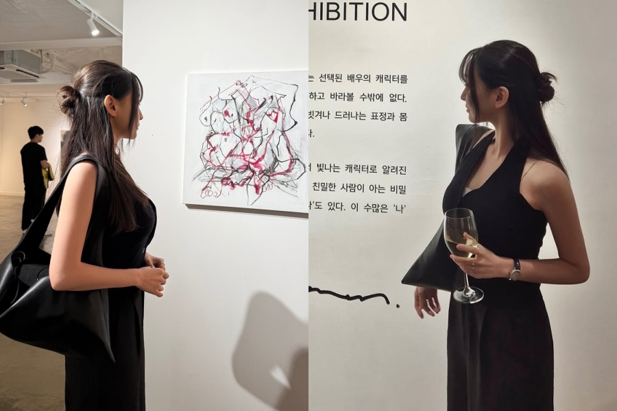 '수의사♥' 강아랑 기캐, 옆선만 살짝 보여도 미녀는 달라…고급스러운 섹시미