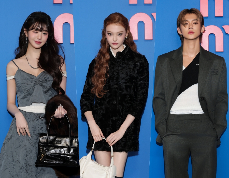 장원영·엘라·연준, 미우미우 패션쇼 빛낸 '안구정화 비주얼' [포토]