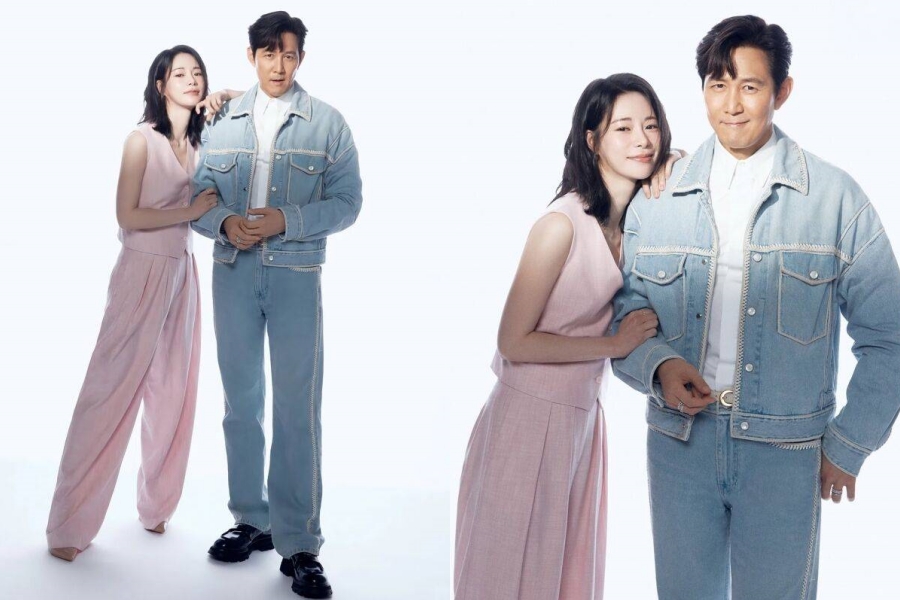 임지연, '18살 연상' 이정재 어깨에 기대 다정한 투샷…커플 화보 공개