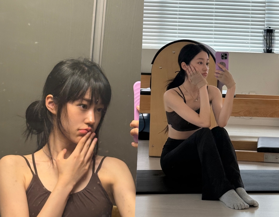 노윤서, 필라테스 여신 그 자체…앉은 자세에서도 굴욕 없는 탄탄한 슬렌더