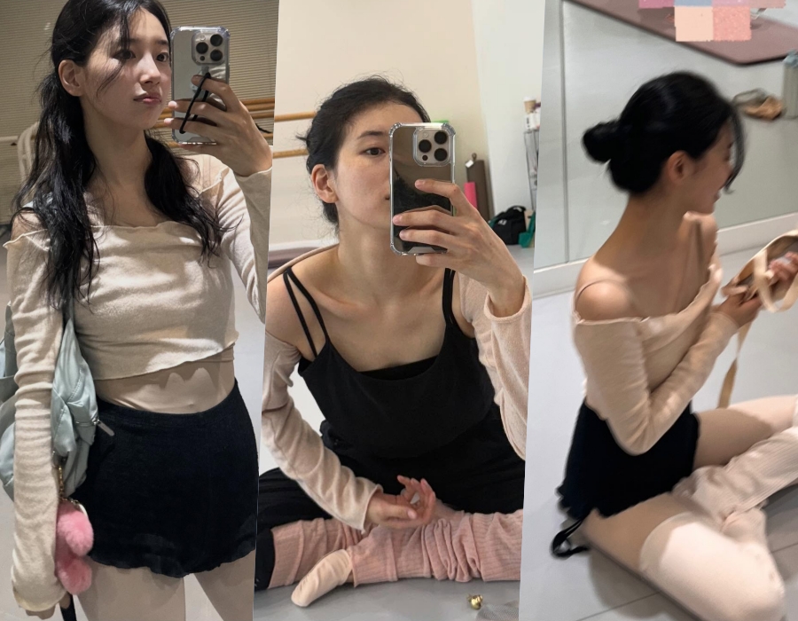 수지, 이렇게 말랐었나? 발레복 입고 뽐낸 여리여리한 몸매…청순미 폭발