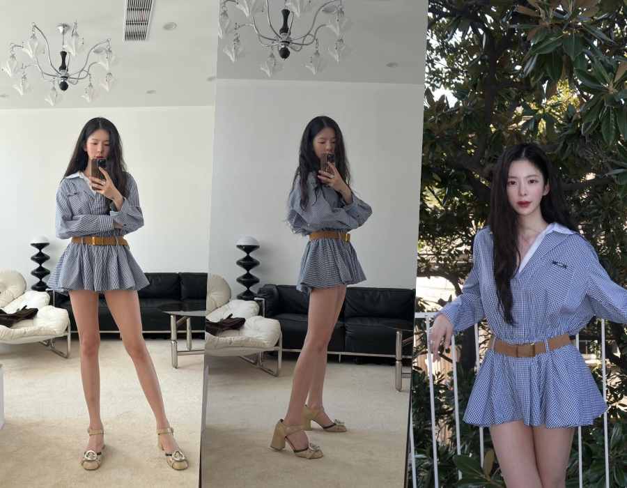 장재인, 탄탄한 꿀벅지 돋보이는 늘씬한 각선미 