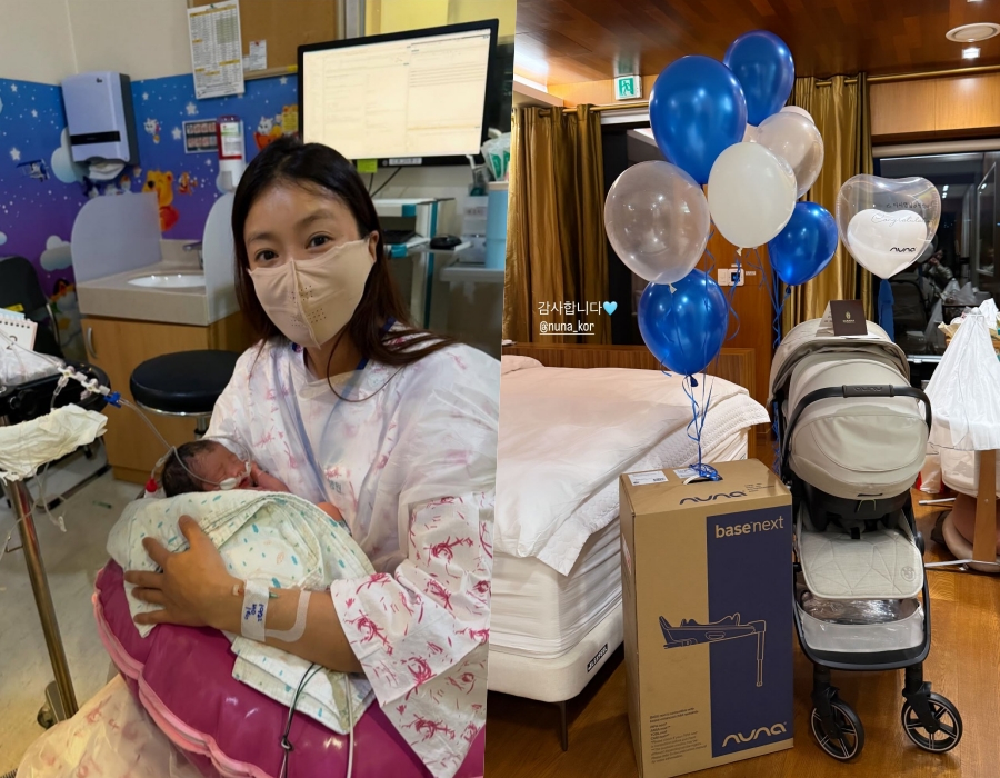 '이혼 후 출산' 이시영, 초호화 조리원 생활 중 유아차 선물에 