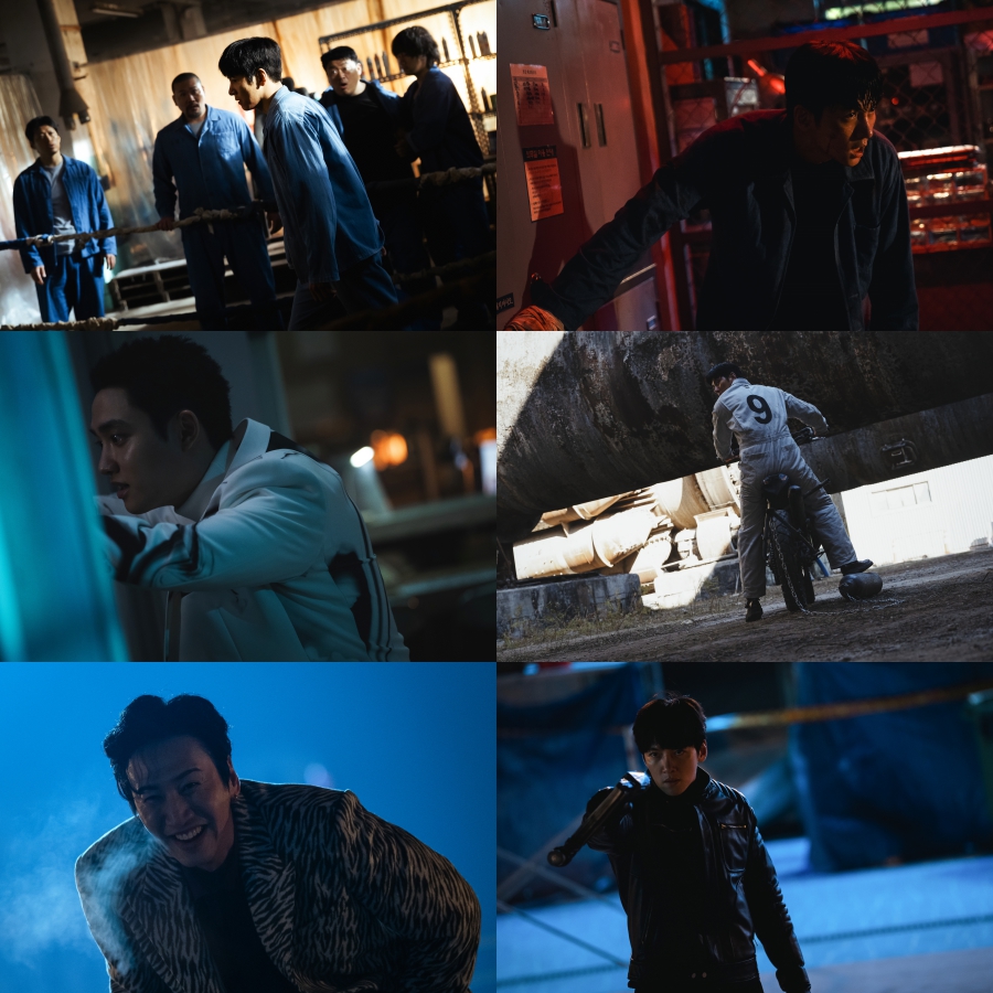 지창욱vs도경수, 카타르시스 폭발하는 액션…'조각도시' 미공개 스틸 공개