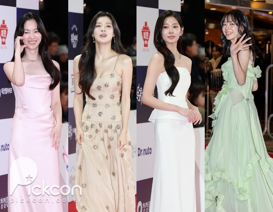 전여빈·이선빈·김민주·이재인, 여의도에 뜬 드레스 여신들 (청룡영화상)