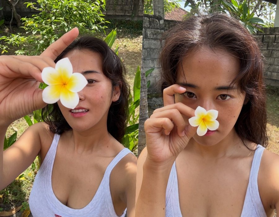 포미닛 출신 허가윤, 원조 글래머 여신 어디 안 가네…꽃 들고 