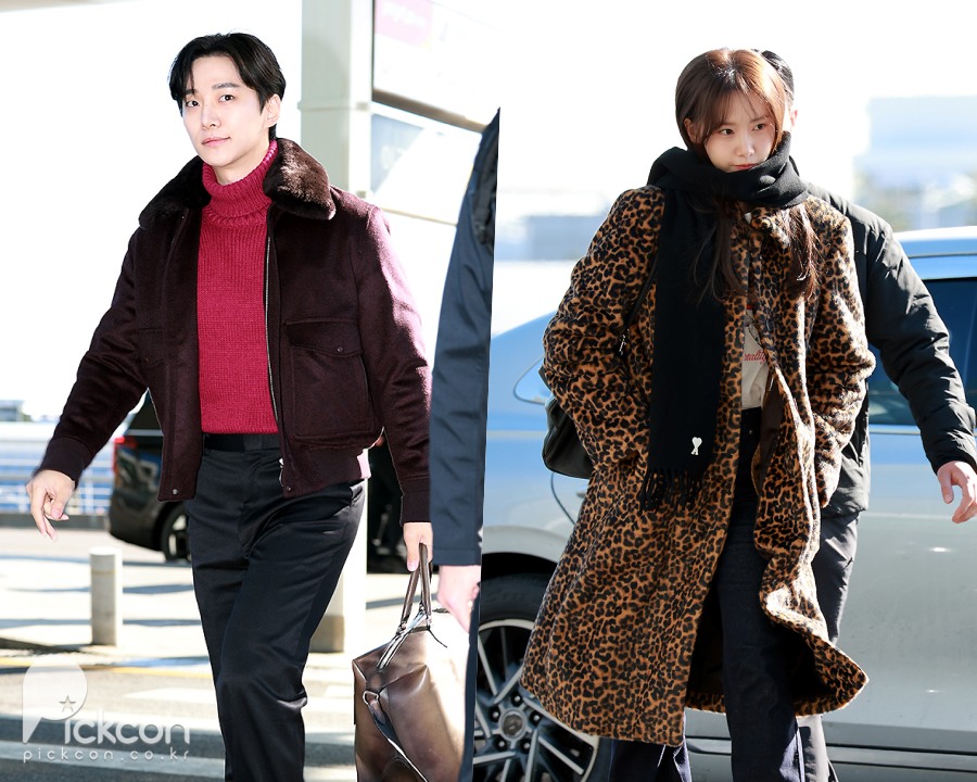 이준호X윤아, 그리운 '킹더랜드' 커플이 공항에 (포토)