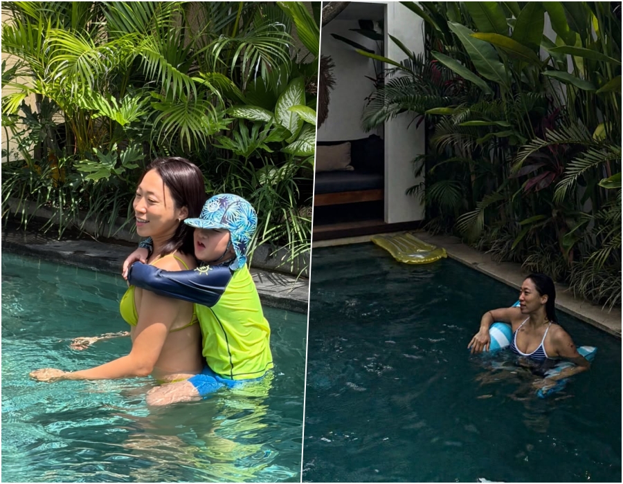 '관리퀸' 이미도, 과감한 비키니까지 입고 