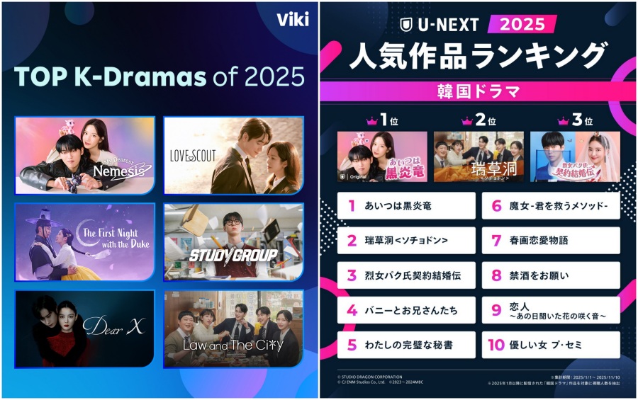 ���� : Rakuten Viki, U-NEXT