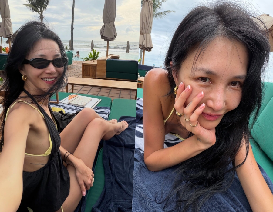 '엄태웅♥' 윤혜진, 초슬렌더 몸매로 소화한 비키니 자태 