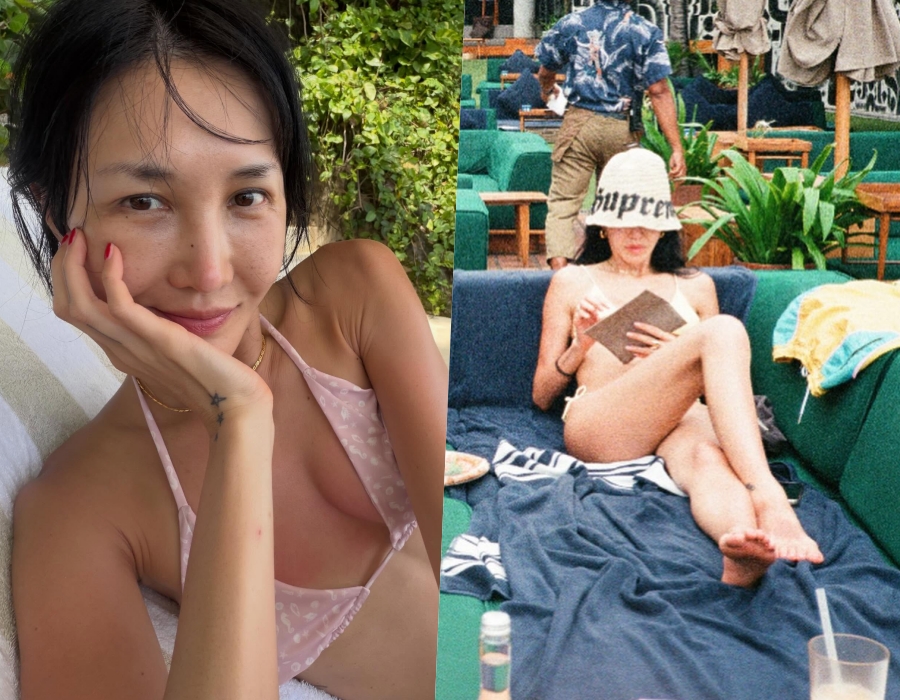 '엄태웅♥' 윤혜진, 청순한 비키니 자태…꾸준한 관리로 완성한 초슬렌더 몸매