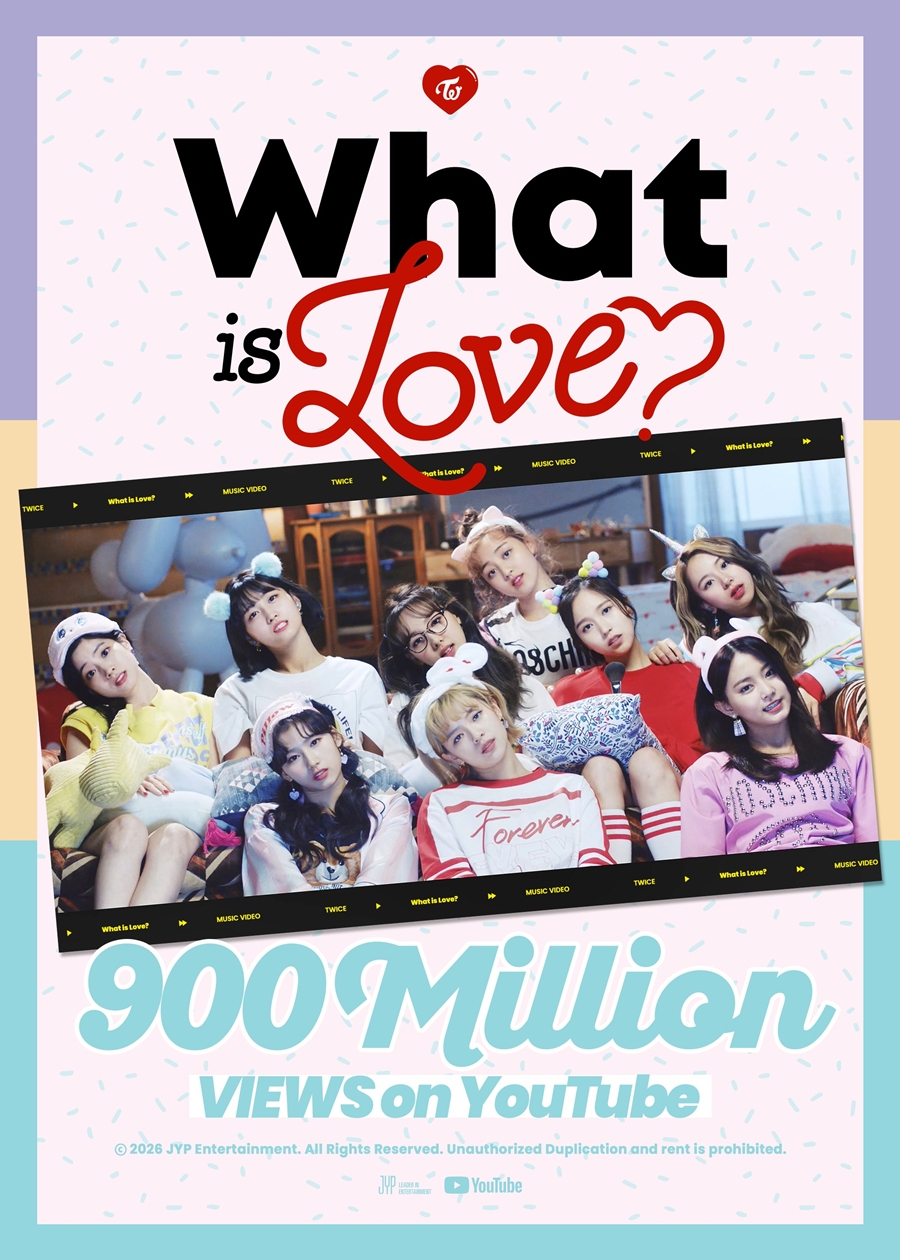 트와이스 'What is Love?' MV, 조회수 9억뷰 돌파…그룹 최초 기록