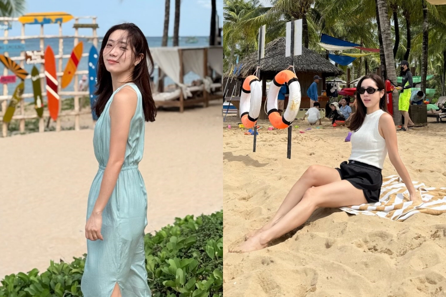 동갑내기 치과의사와 결혼한 아나운서, 단아+청순 여신 자태 '아들맘'