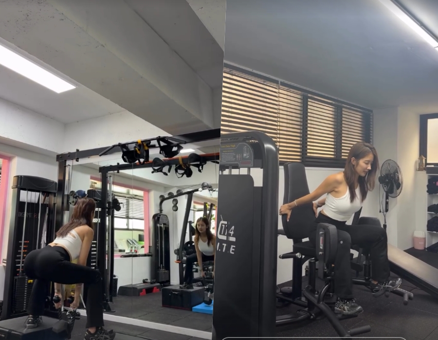 남지현, 흰색 톱에 돋보이는 볼륨감…운동하는 모습이 이렇게 핫할 일?