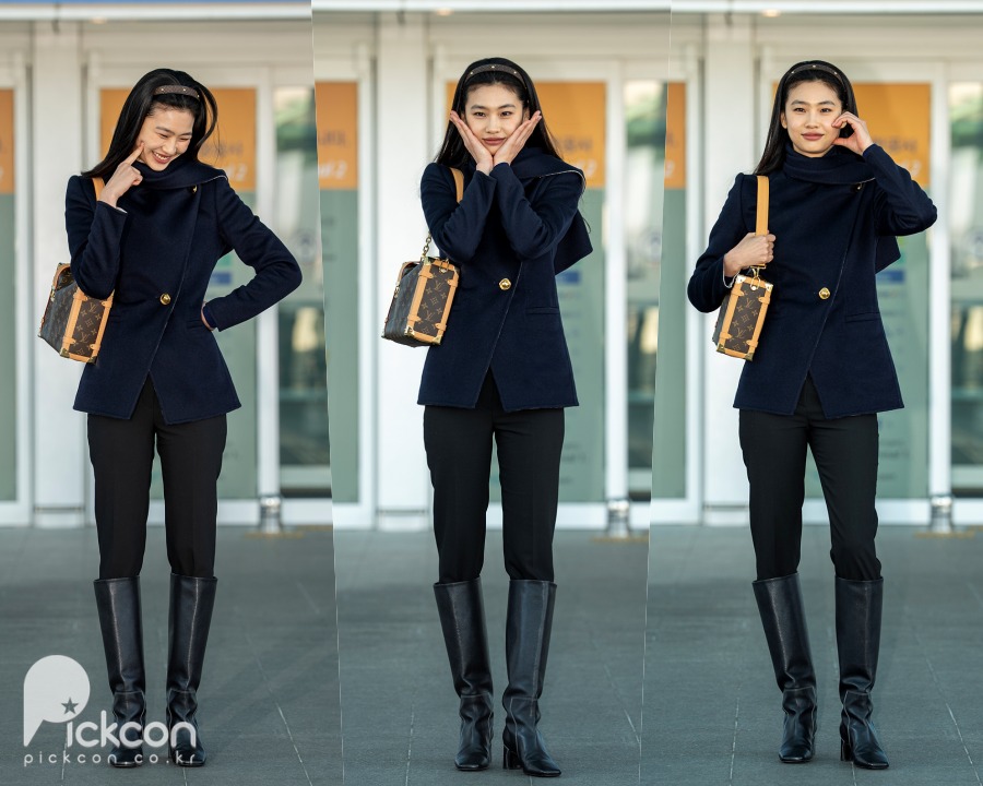 정호연, 시크한 올블랙에 귀엽고 사랑스러운 반전 [포토]